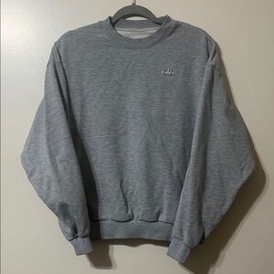ALO Yoga Gray Crew Neck Sweater